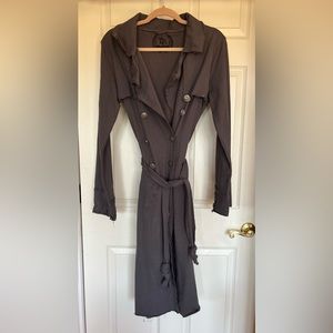 Vintage Treasure Rock long dark grey jacket L women’s